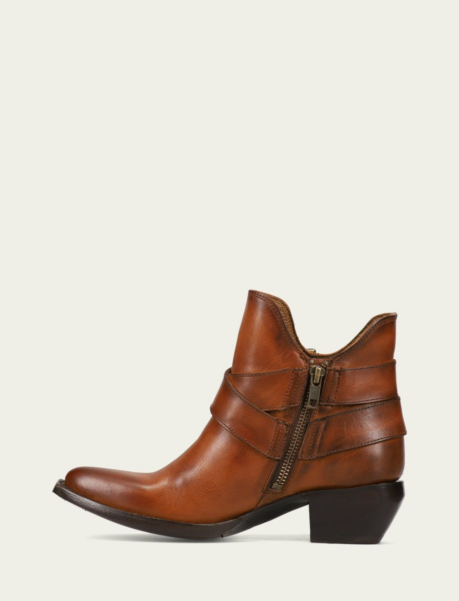 Women's Caramel Sacha Multi Strap Booties
