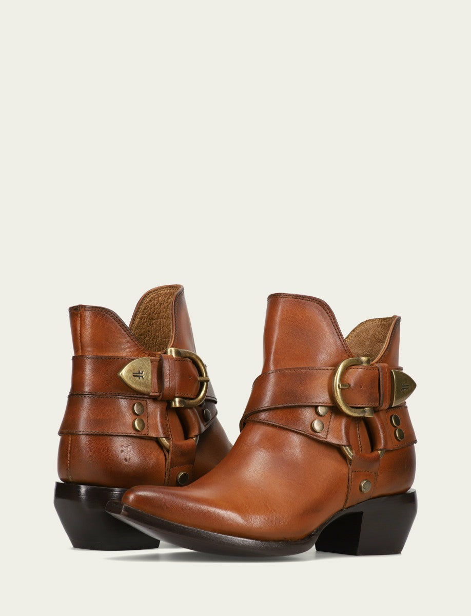 Women's Caramel Sacha Multi Strap Booties