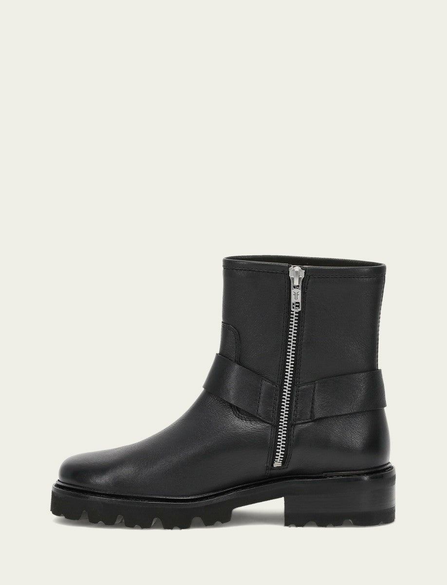 Women's Black Olivia Harness Short Booties