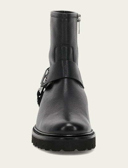 Women's Black Olivia Harness Short Booties