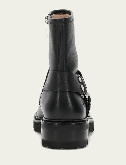 Women's Black Olivia Harness Short Booties