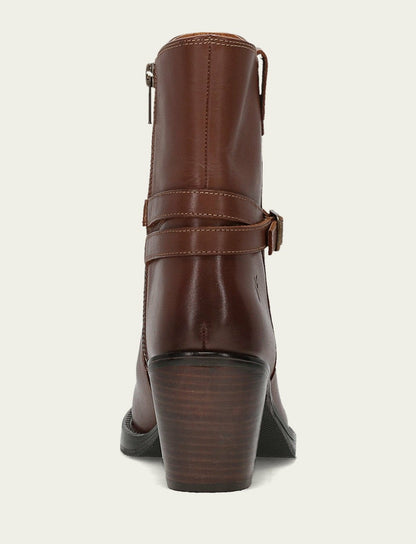Women's Walnut Rylee Belted Inside Zip Boot