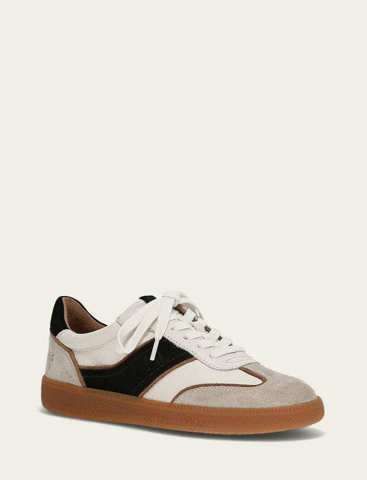 Women's White Black Milly Low Lace Sneaker