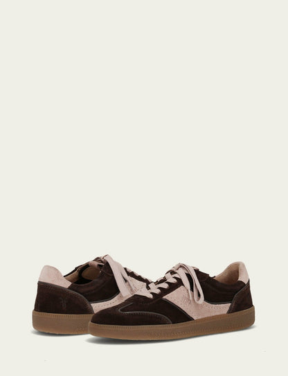 Women's Chocolate Rosa Milly Low Lace Sneaker