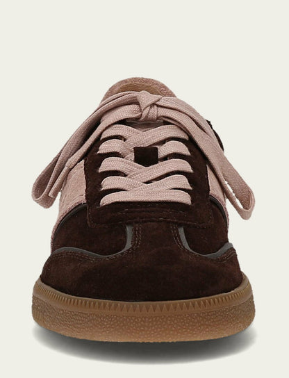 Women's Chocolate Rosa Milly Low Lace Sneaker