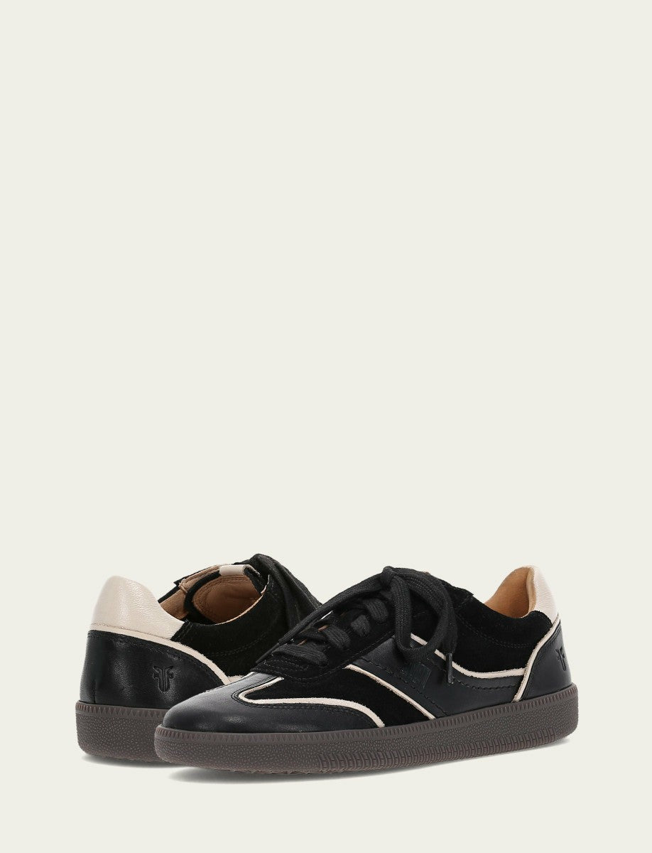 Women's Black Milly Low Lace Sneakers