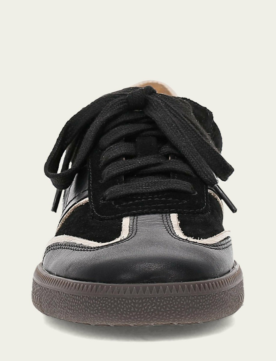 Women's Black Milly Low Lace Sneakers