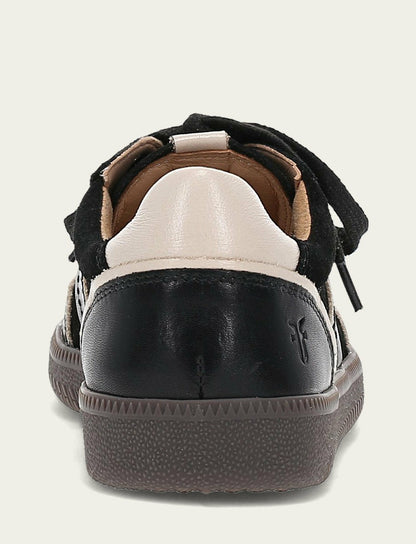 Women's Black Milly Low Lace Sneakers