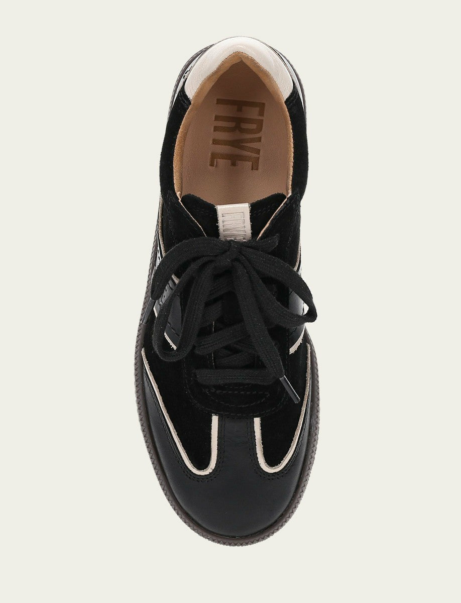 Women's Black Milly Low Lace Sneakers
