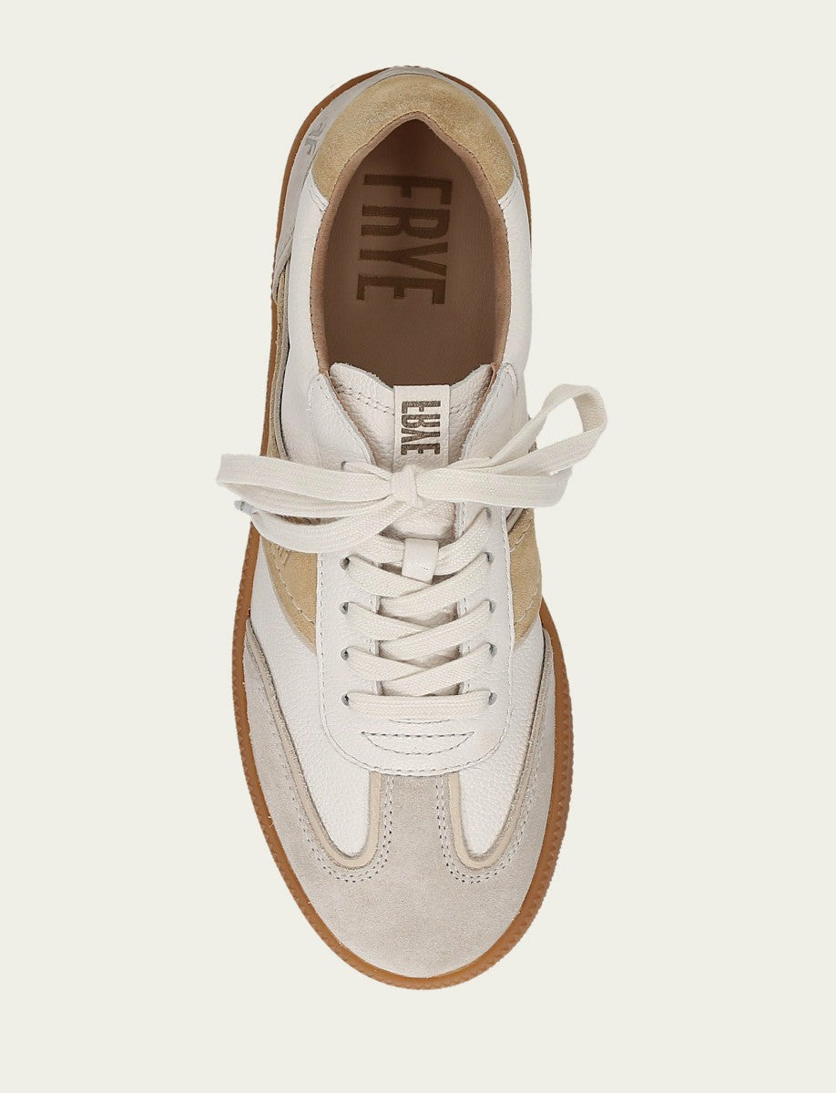 Women's Ivory Lemon Milly Low Lace Casual Sneakers
