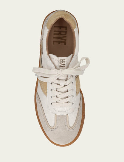 Women's Ivory Lemon Milly Low Lace Casual Sneakers