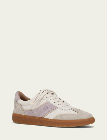 Women's Ivory Lavender Milly Low Lace Casual Sneakers