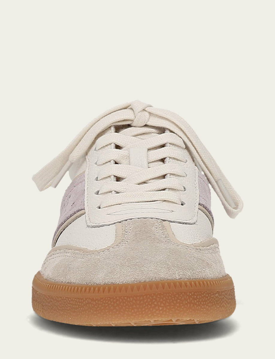 Women's Ivory Lavender Milly Low Lace Casual Sneakers