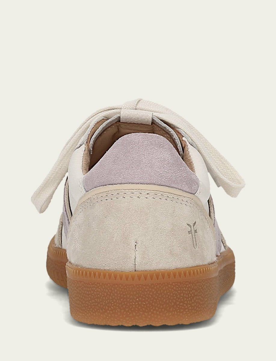 Women's Ivory Lavender Milly Low Lace Casual Sneakers