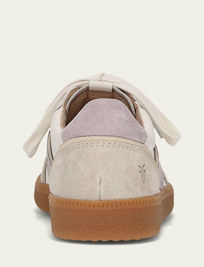 Women's Ivory Lavender Milly Low Lace Casual Sneakers