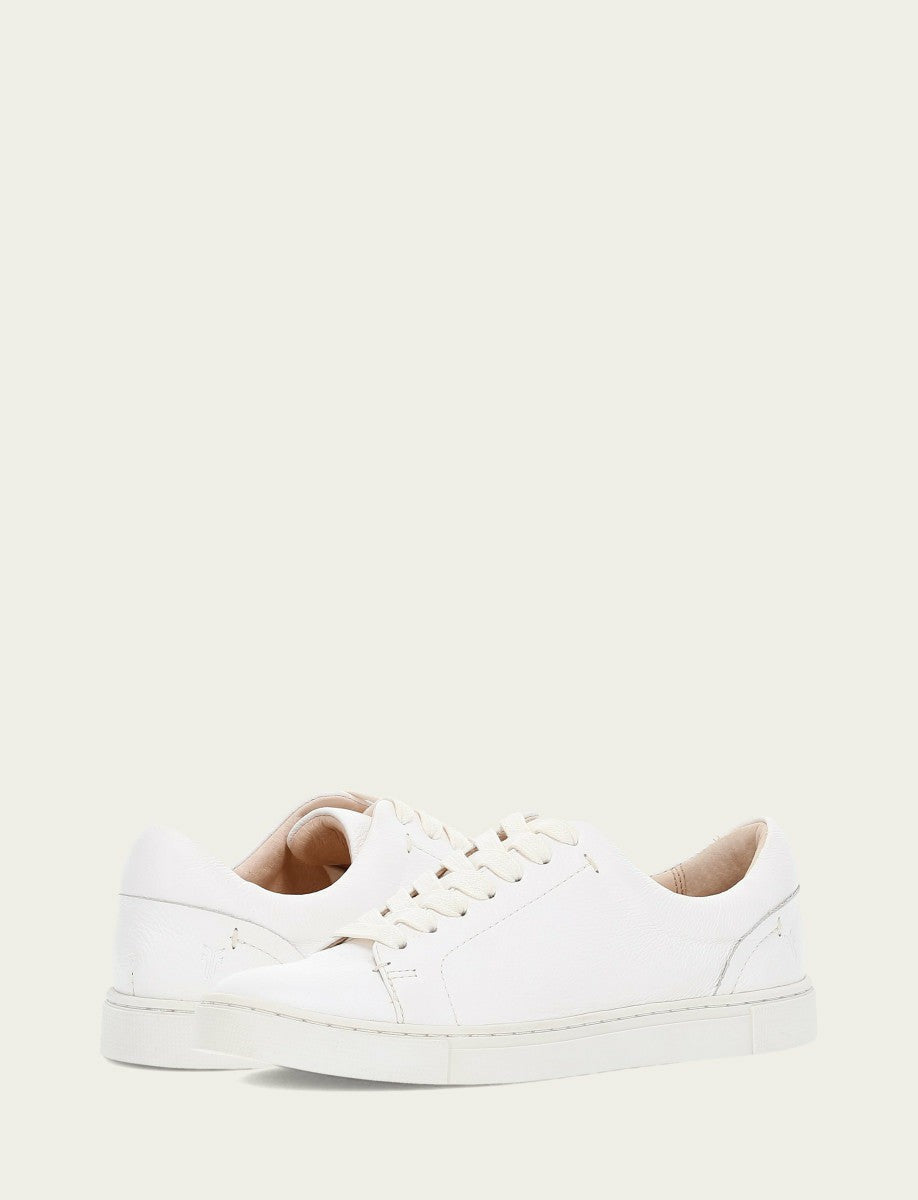 Women's White Ivy Low Lace Sneakers