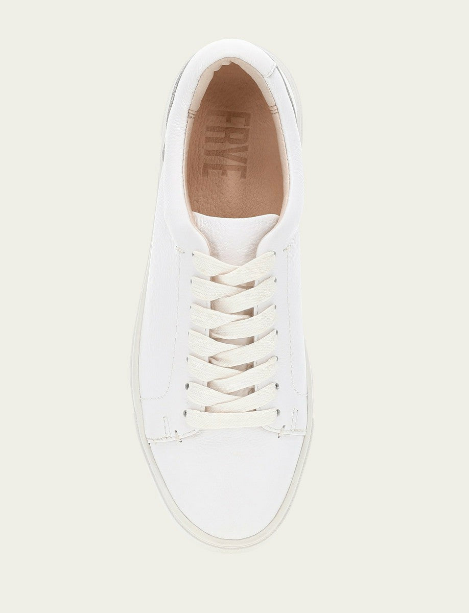 Women's White Ivy Low Lace Sneakers