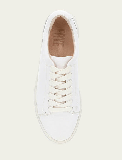 Women's White Ivy Low Lace Sneakers