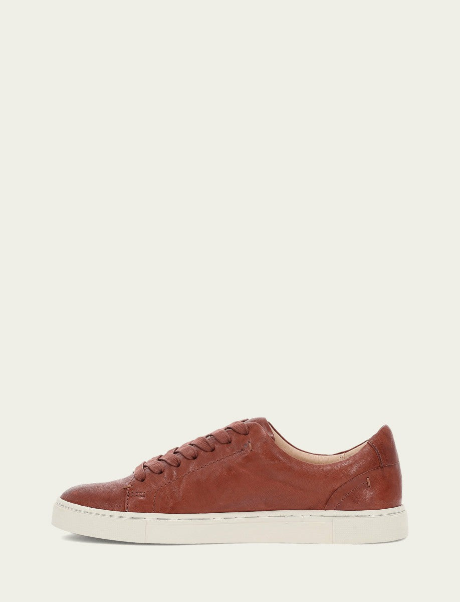Women's Cognac Ivy Low Lace Sneakers