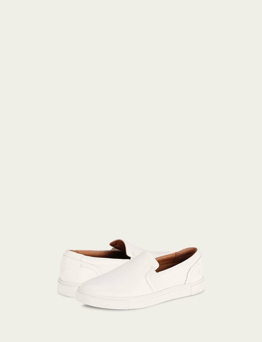Women's White Ivy Slip On Sneakers