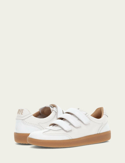 Women's White Milly 3 Strap Sneakers