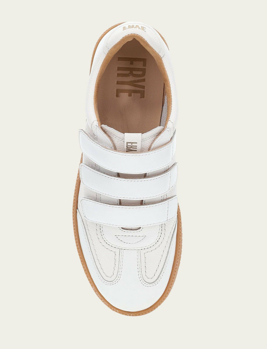 Women's White Milly 3 Strap Sneakers