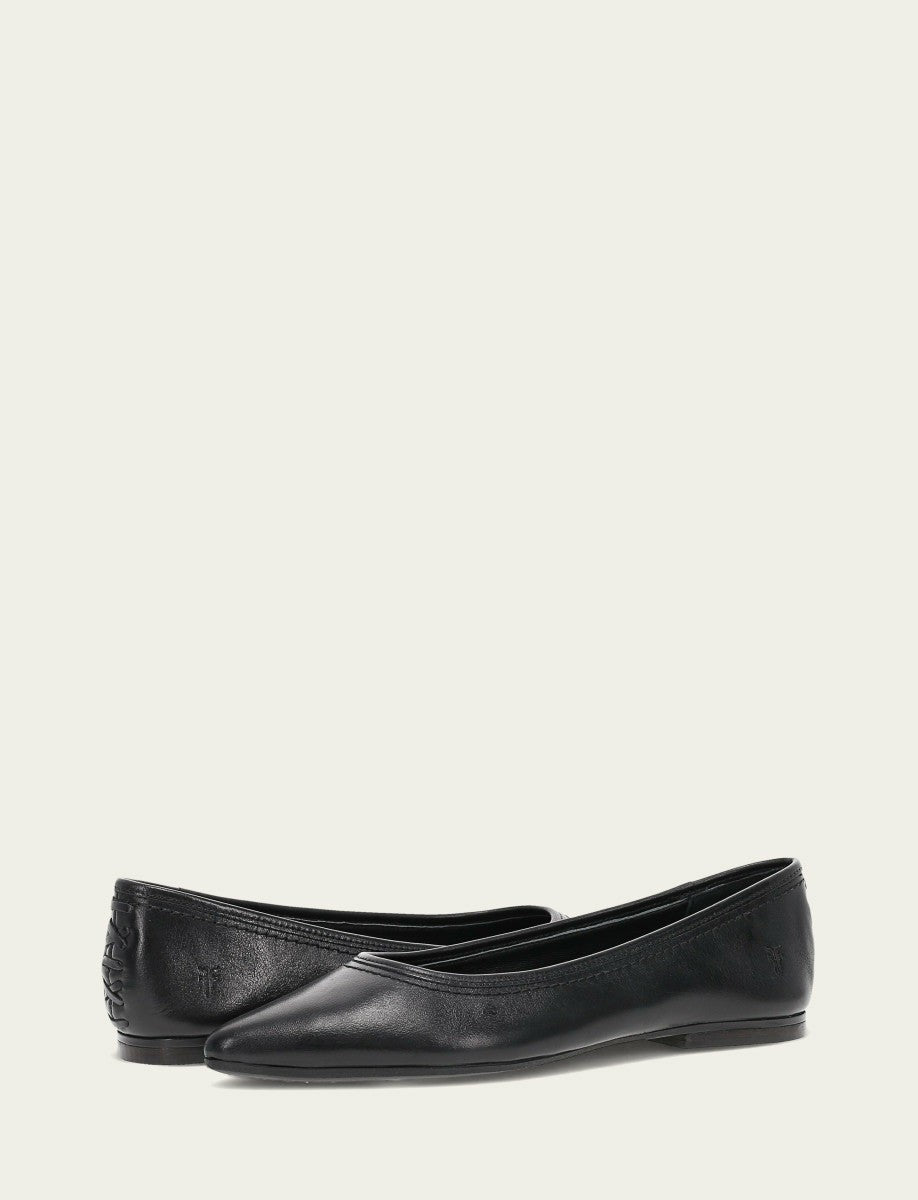 Women's Black Heather Ballet Flats