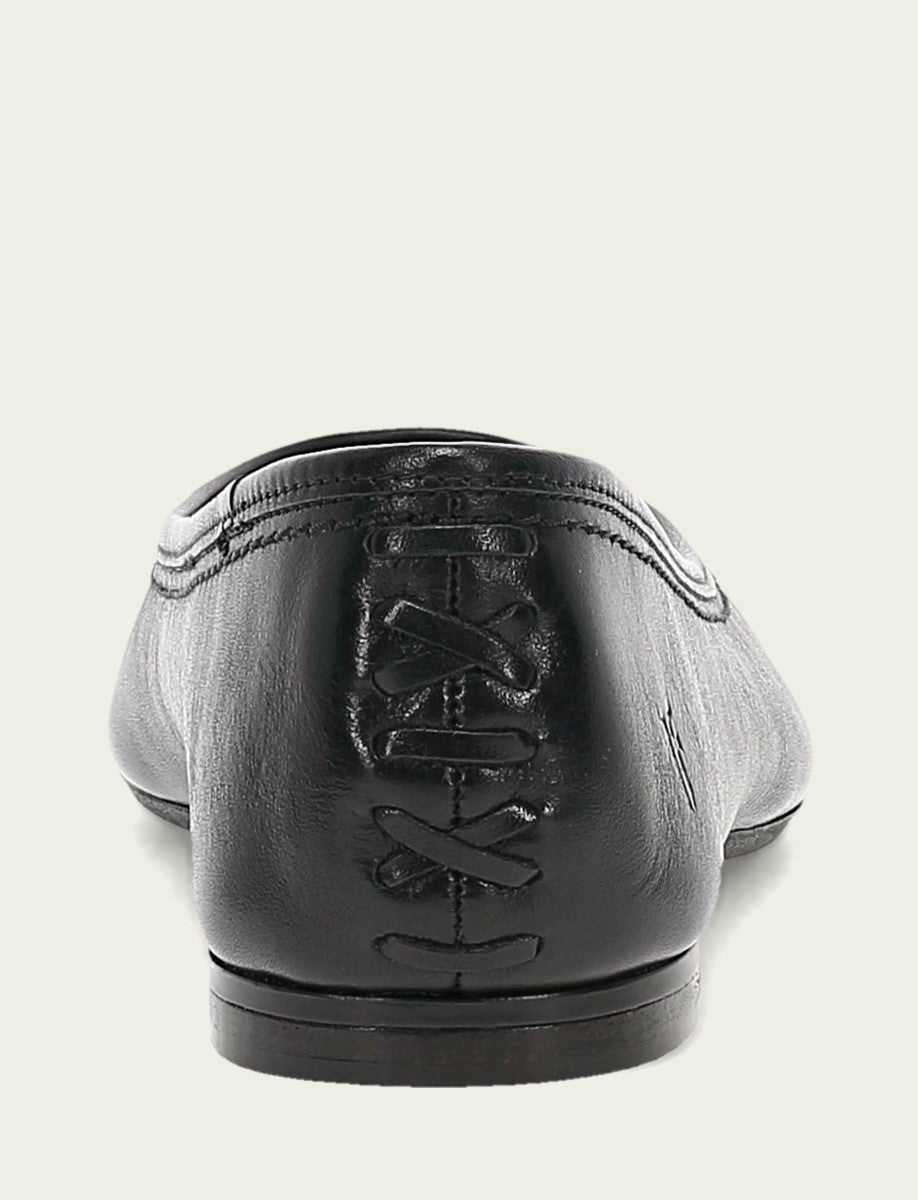 Women's Black Heather Ballet Flats
