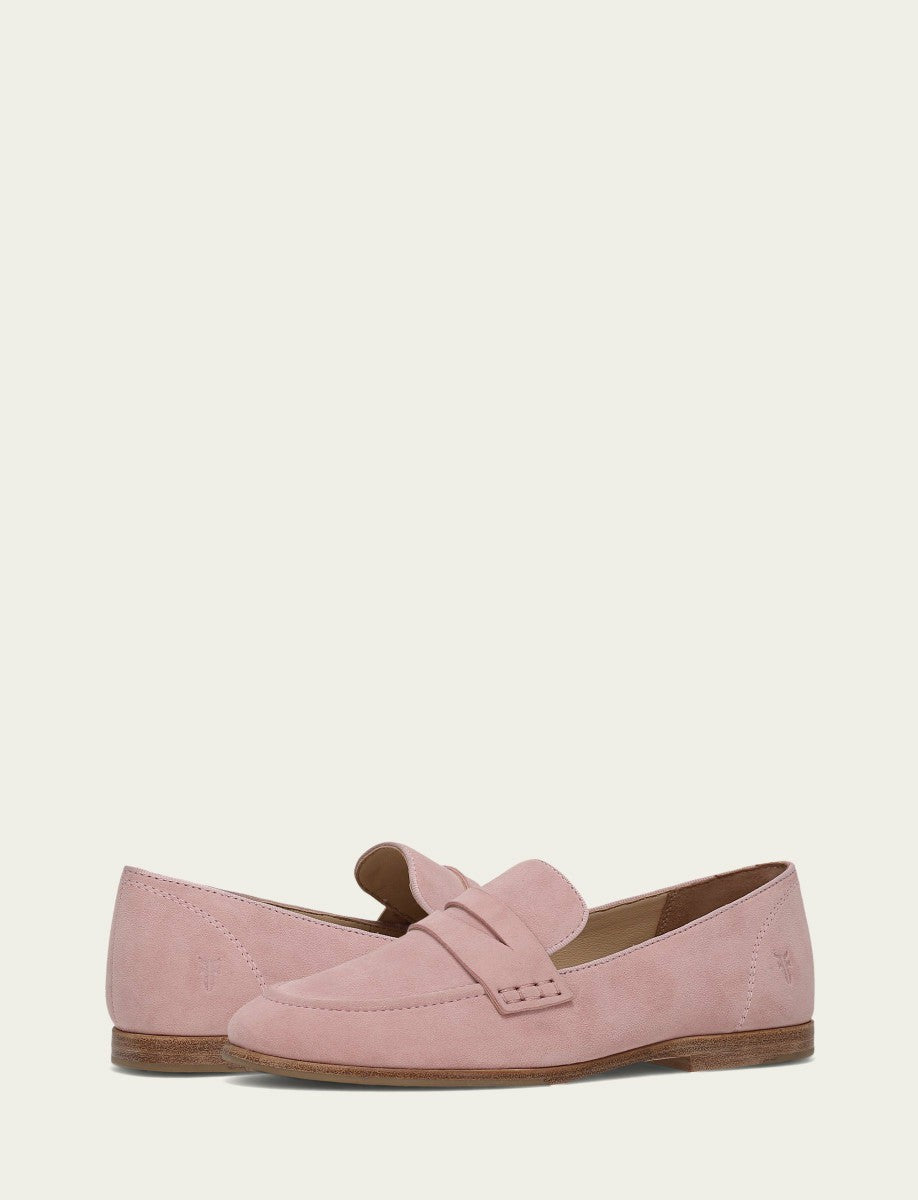 Women’s Soft Pink Faith Suede Loafers