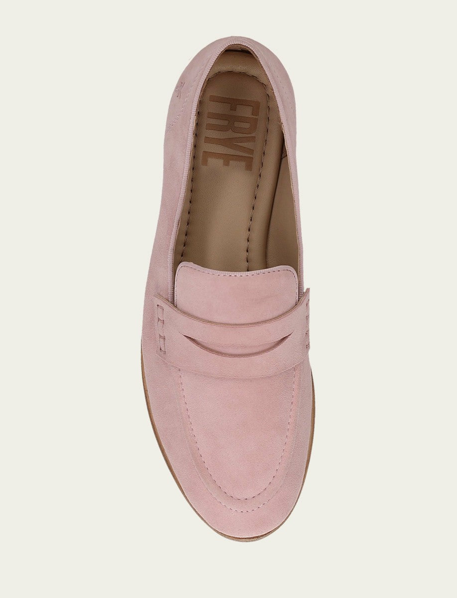 Women’s Soft Pink Faith Suede Loafers