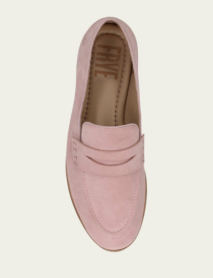 Women’s Soft Pink Faith Suede Loafers