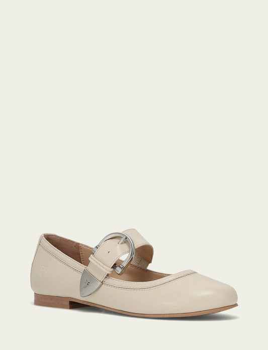 Women's Ecru Carson Mary Jane Flats