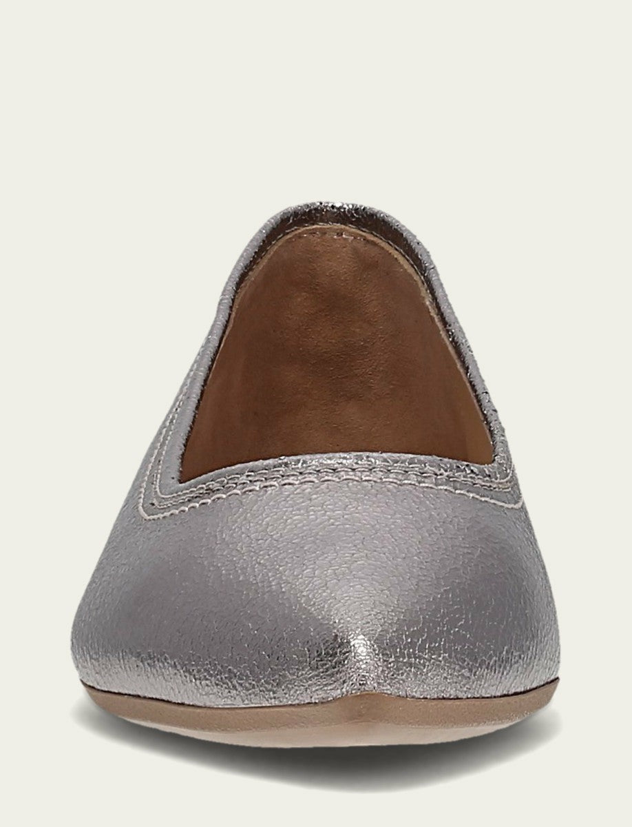 Women’s Platinum Heather Ballet Metallic Flats