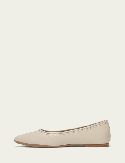 Women’s Ecru Heather Ballet Flats