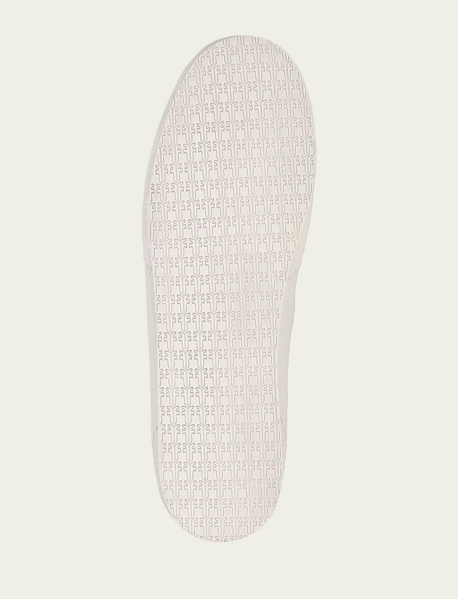 Women’s Ivory Smooth Leather Sofie Slip On Flats