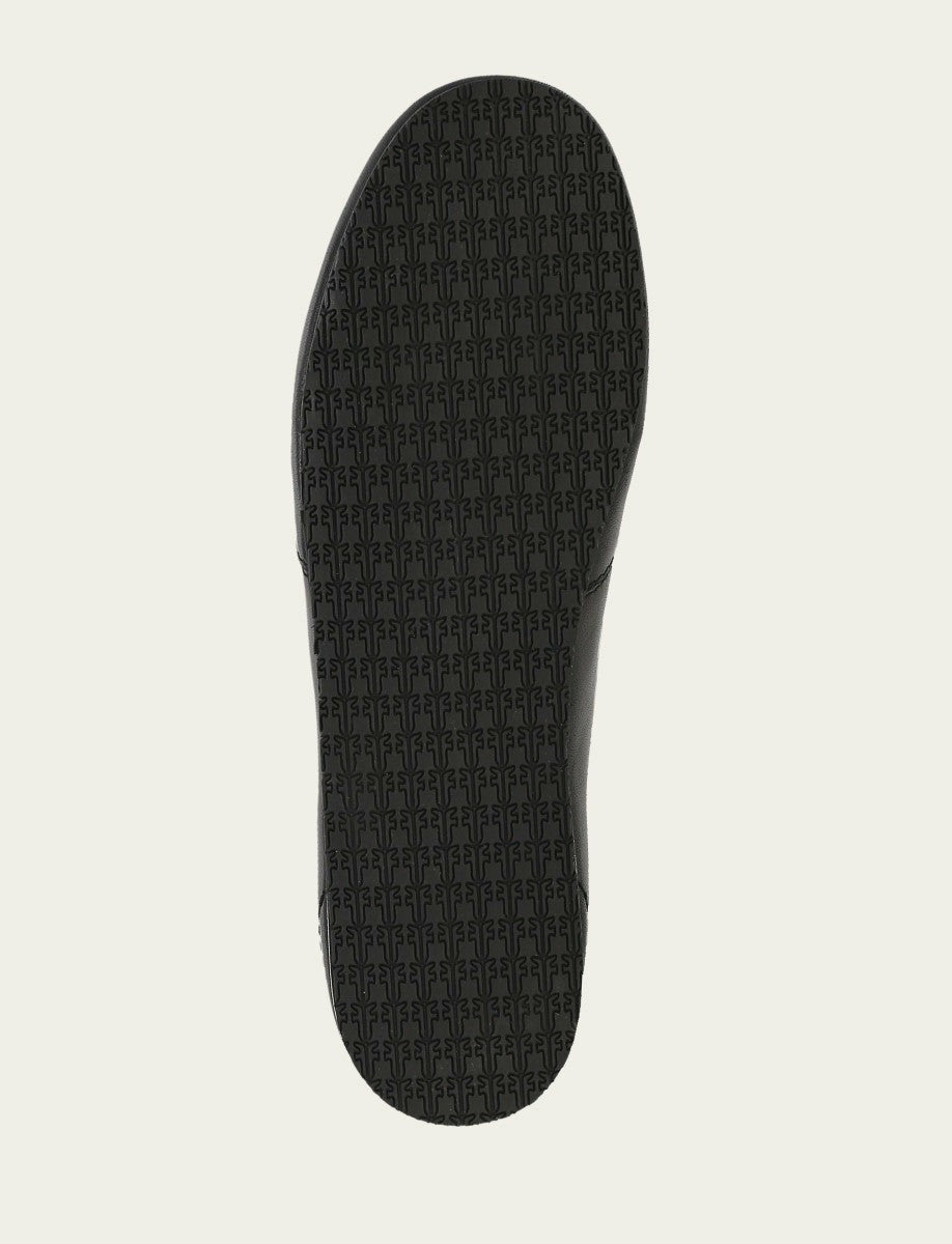 Women’s Black Leather Sofie Slip On Flats