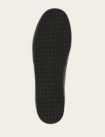 Women’s Black Leather Sofie Slip On Flats