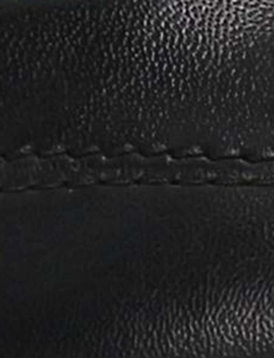 Women’s Black Sofie Mary Jane Scrunch Leather Flats