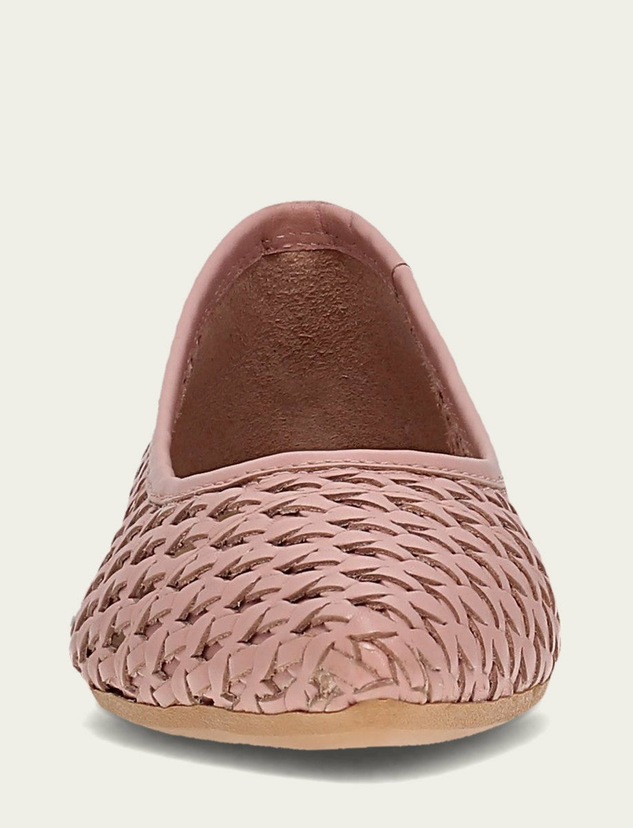 Women’s Cameo Rose Leather Heather Woven Ballet Flats