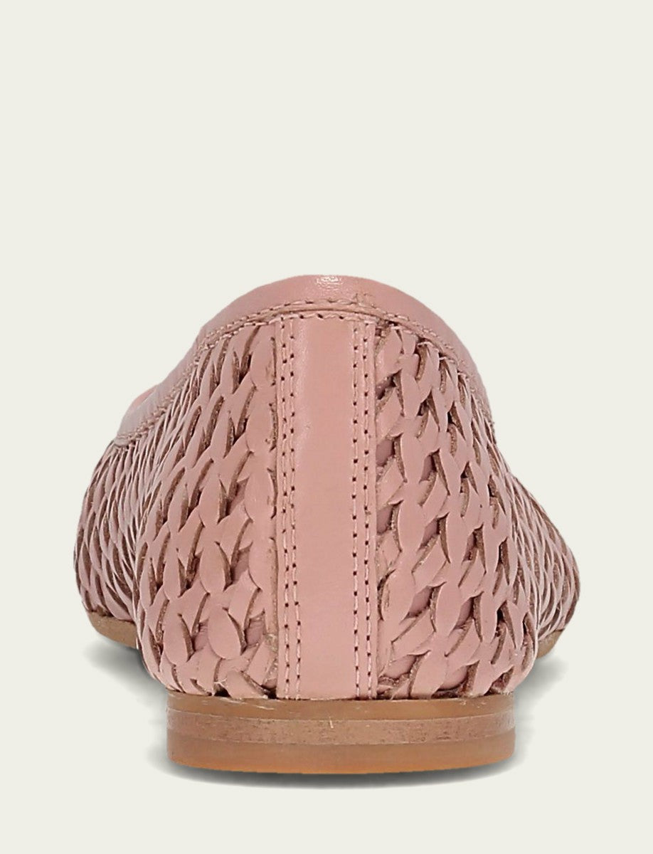 Women’s Cameo Rose Leather Heather Woven Ballet Flats