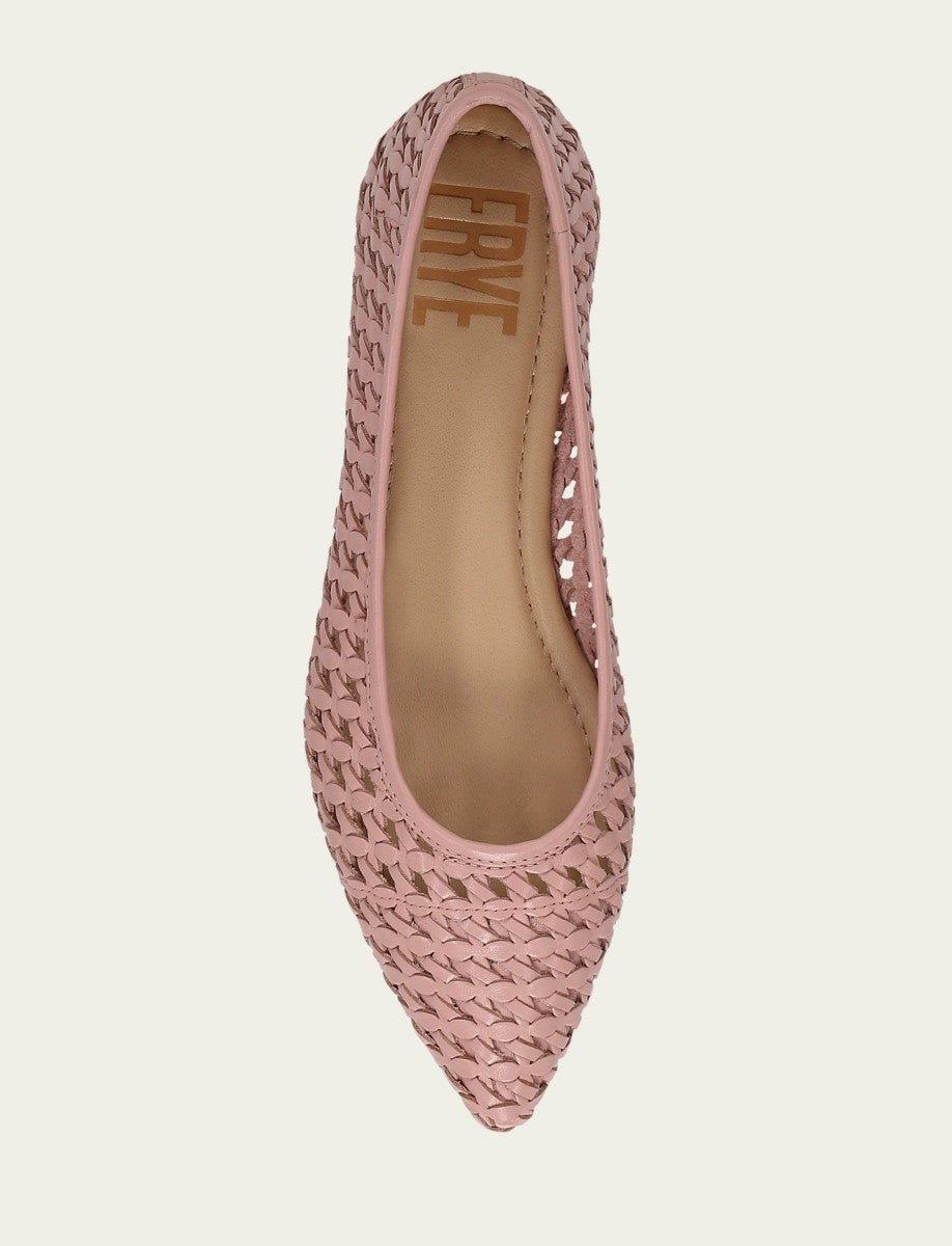 Women’s Cameo Rose Leather Heather Woven Ballet Flats