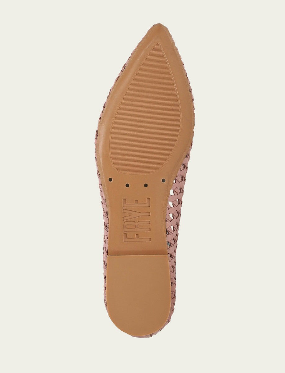 Women’s Cameo Rose Leather Heather Woven Ballet Flats