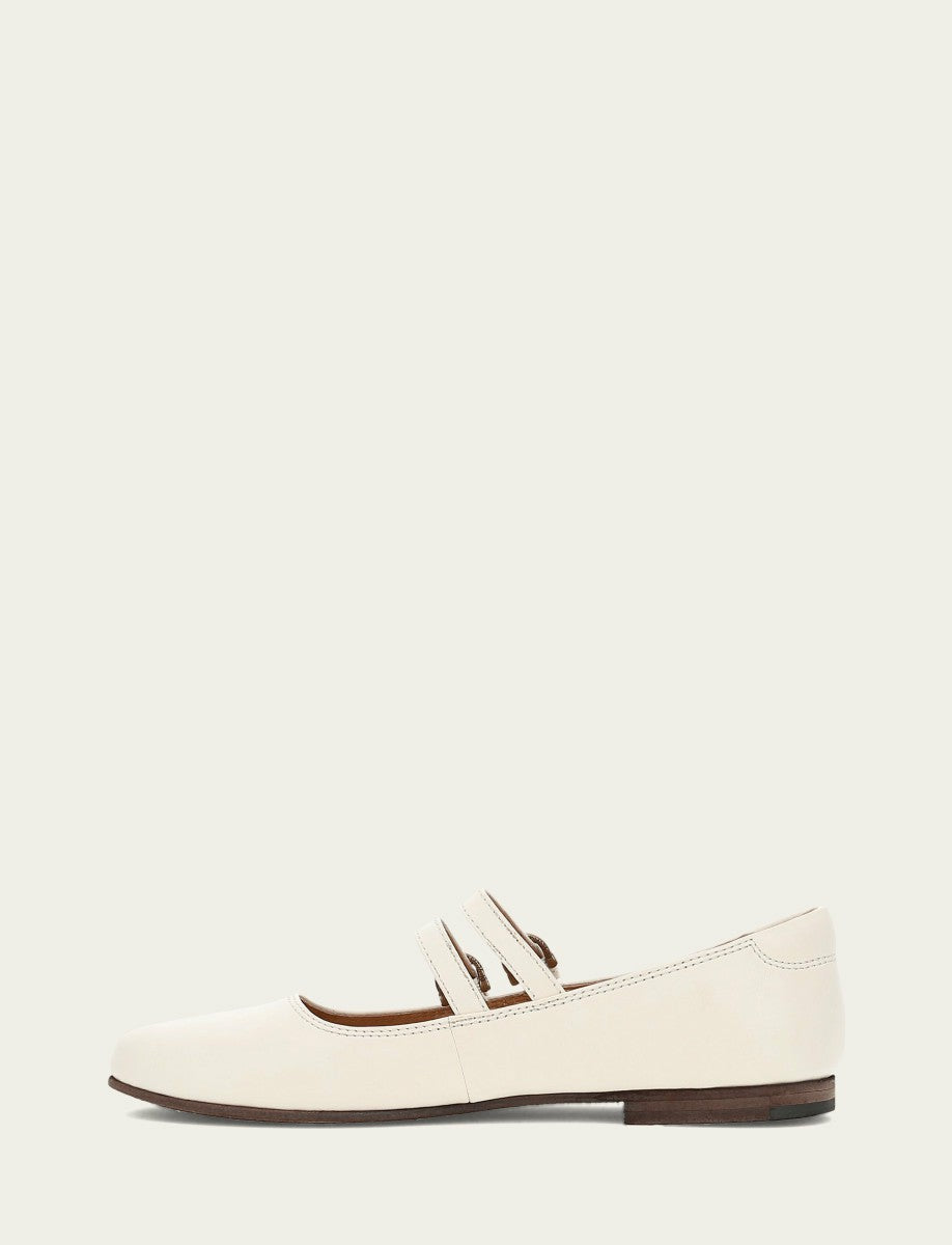 Women's Ecru Carson Multi Mary Jane Shoe
