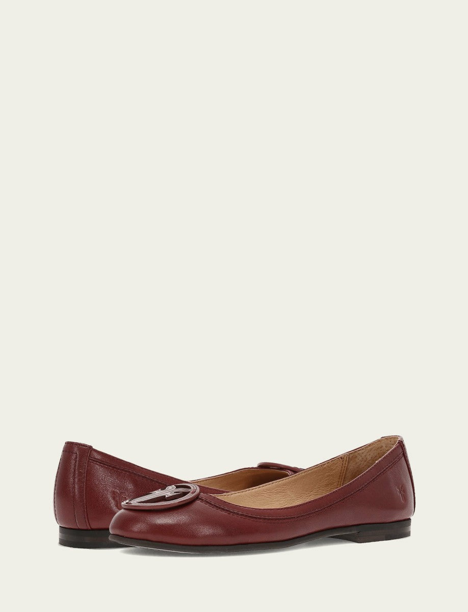 Women's Cranberry Carson Logo Ballet Shoe