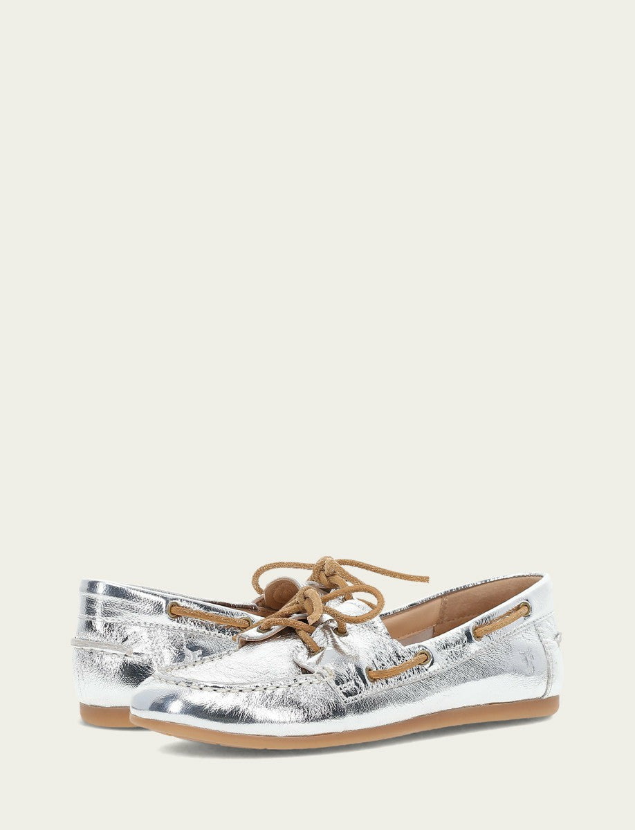 Women's Silver Naya Boat Shoes