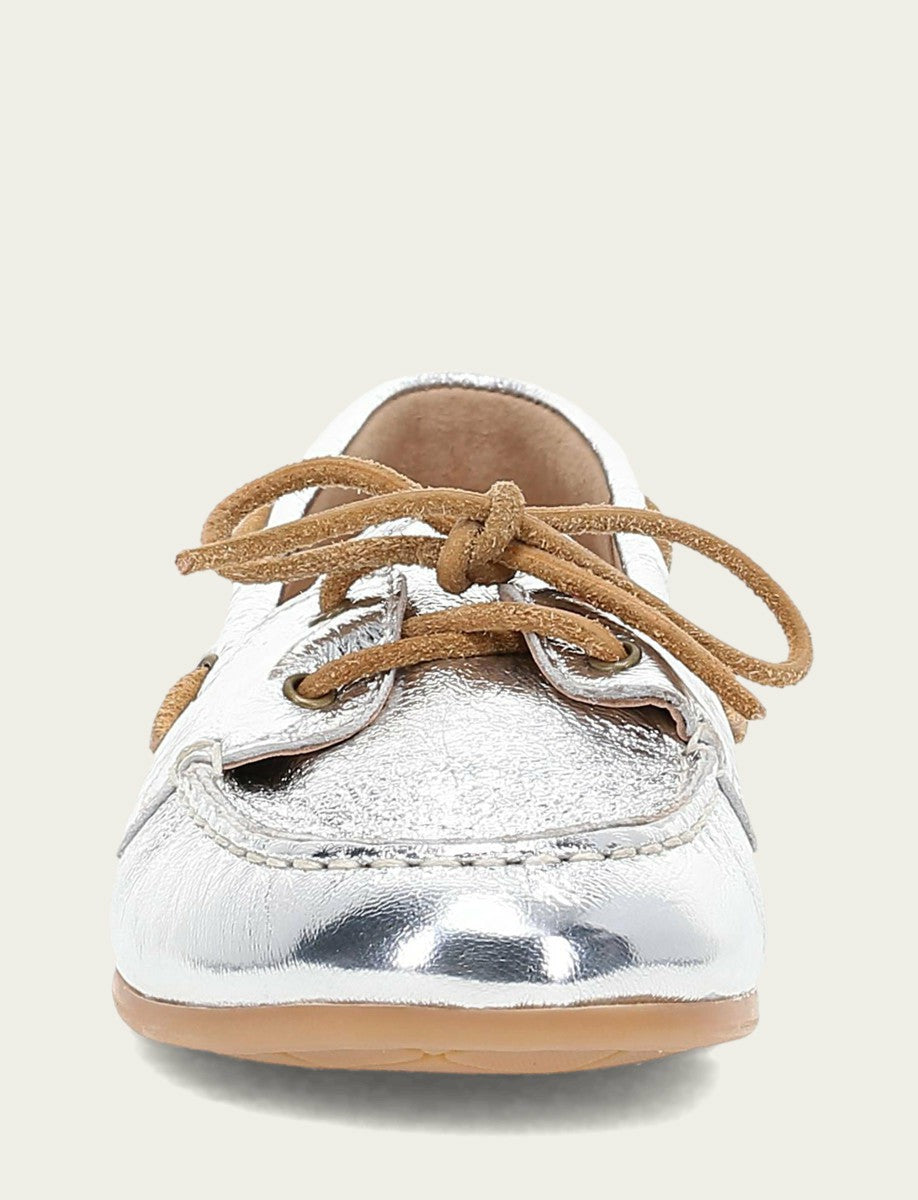 Women's Silver Naya Boat Shoes