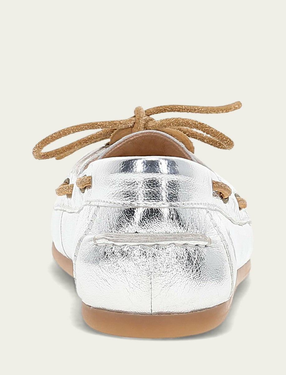 Women's Silver Naya Boat Shoes