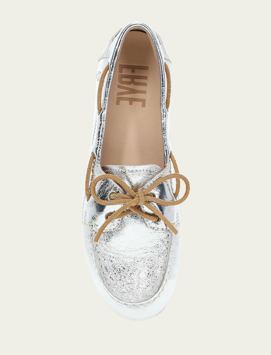 Women's Silver Naya Boat Shoes