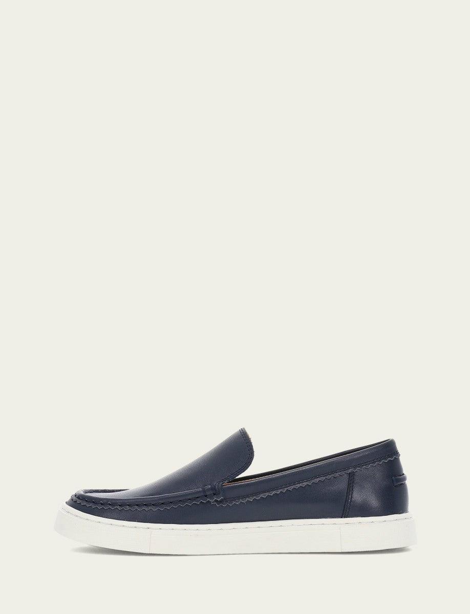 Women's Navy Ivy Venetian Loafers