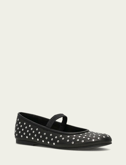Women's Black Emma Studded Mary Jane Shoe